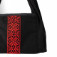 Women's handbag with peasant design