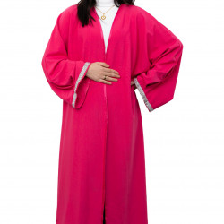 Handmade crepe Ramadan abaya