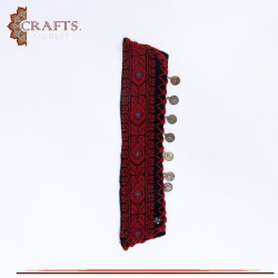  Fabric Women Bracelet with a Peasant embroidery design