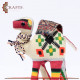 Hand-Embroidered Cotton Table Decor with Camel shape
