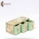 Handmade Beige Wooden Tea Box Handmade Beige Wooden Tea Box