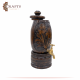 Handcrafted Brown Natural Walnut Tree Oil Dispenser Handcrafted Brown Natural Walnut Tree Oil Dispenser