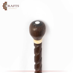 Handmade Due-Color Wood Walking Cane in Fabulous Design