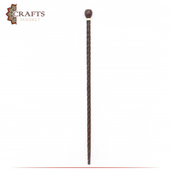 Handmade Due-Color Wood Walking Cane in Fabulous Design Handmade Due-Color Wood Walking Cane in Fabulous Design