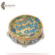Hand-Painting Tambourine Wall Hanging with a Prayer and Roses Design 