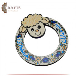 Handmade Wooden Wall Hanging with Eid Design 