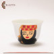 Handmade Porcelain Coffee Cup Set with Arabic Design 12PCS Handmade Porcelain Coffee Cup Set with Arabic Design 12PCS