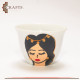 Handmade Porcelain Coffee Cup Set with Arabic Design 12PCS Handmade Porcelain Coffee Cup Set with Arabic Design 12PCS
