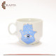 Handmade Porcelain Coffee Cup Set with Hand shape, 12PCS Handmade Porcelain Coffee Cup Set with Hand shape, 12PCS