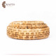  Handmade Beige Banana Peels Basket Tray Set, 3 PCs