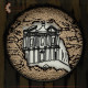 Hand-embroidered wall art with a Petra Design Hand-embroidered wall art with a Petra Design
