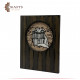 Hand-embroidered wall art with a Petra Design Hand-embroidered wall art with a Petra Design