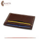 Handmade Dark Brown Genuine Leather Men's Card Wallet Handmade Dark Brown Genuine Leather Men's Card Wallet
