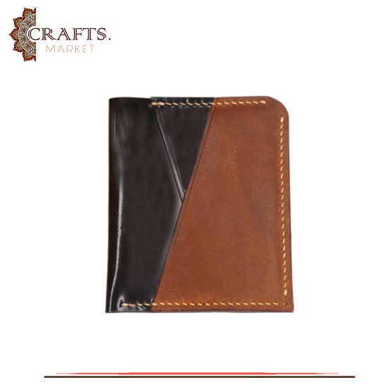 Handmade Duo-Color Genuine Leather Men's Wallet Handmade Duo-Color Genuine Leather Men's Wallet