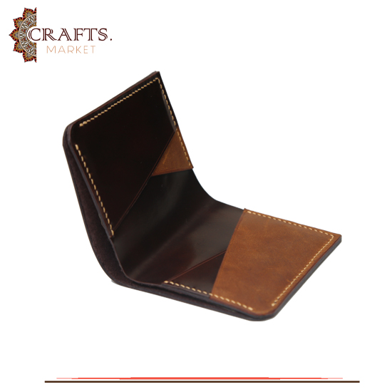 Handmade Duo-Color Genuine Leather Men's Wallet Handmade Duo-Color Genuine Leather Men's Wallet