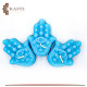 Handmade Candle Set in a Hamsa Design, 3PCS