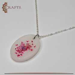Handmade Metal Women Necklace adorned with Butterfly Pendant 