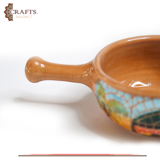 Handmade Clay Mosaic Plate Handmade Clay Mosaic Plate
