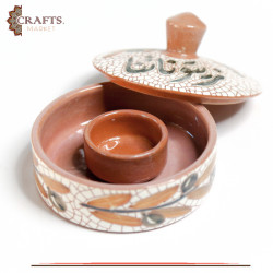 Handmade Clay Mosaic Olive Pot  زيتوناتنا  Design 
