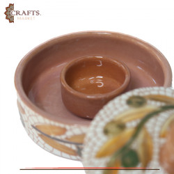 Handmade Clay Mosaic Olive Pot  زيتوناتنا  Design 