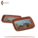 Handmade Clay Mosaic Nuts Plate Set 2 PCS