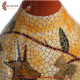 Handmade Clay Mosaic Vase  Gazelle  Design Home Decor