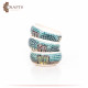 Handmade Multi-Color Clay Plate Set with a village design 3 Pcs Handmade Multi-Color Clay Plate Set with a village design 3 Pcs