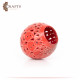 Handmade Red Clay Openwork Vase Handmade Red Clay Openwork Vase
