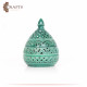 Handmade Green Clay Lantern Handmade Green Clay Lantern