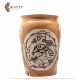 Tree of Life Needle Decorated Vase - large