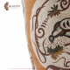 Tree of Life Needle Decorated Vase - large