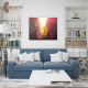 Hand Painted Multi Color Oil Wall Art in a the Melody of life Design Hand Painted Multi Color Oil Wall Art in a the Melody of life Design