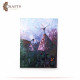 Hand Painted Multi Color Oil Wall Art in a Ballet Dancers Design Hand Painted Multi Color Oil Wall Art in a Ballet Dancers Design
