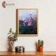 Hand Painted Multi Color Oil Wall Art in a Ballet Dancers Design Hand Painted Multi Color Oil Wall Art in a Ballet Dancers Design