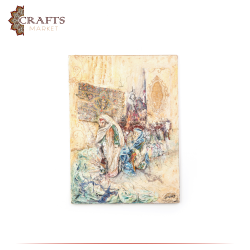 Hand Painted Multi Color Wall Art  in  a Fabrics Seller Design