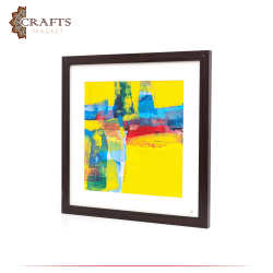 Hand Painted Multi Acrylic Colors Wall Art