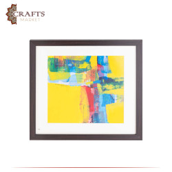 Hand Painted Multi Acrylic Colors Wall Art