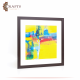 Hand Painted Multi Acrylic Colors Wall Art Hand Painted Multi Acrylic Colors Wall Art