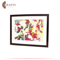 Hand Painted Multi Acrylic Colors Wall Art