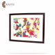 Hand Painted Multi Acrylic Colors Wall Art Hand Painted Multi Acrylic Colors Wall Art