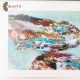 Hand Painted Multi-Colors Acrylic Wall Art Hand Painted Multi-Colors Acrylic Wall Art