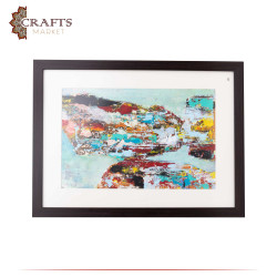 Hand Painted Multi-Colors Acrylic Wall Art
