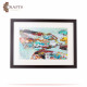 Hand Painted Multi-Colors Acrylic Wall Art Hand Painted Multi-Colors Acrylic Wall Art