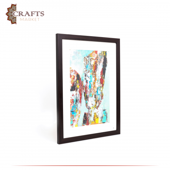 Hand Painted Multi-Colors Acrylic Wall Art Hand Painted Multi-Colors Acrylic Wall Art