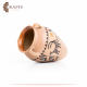Handmade Ceramic Jar in  Nabataean Design