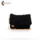 Handmade Black Cotton Women Shoulder Bag Handmade Black Cotton Women Shoulder Bag