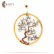 Handmade copper  Tree Design Wall Hanging