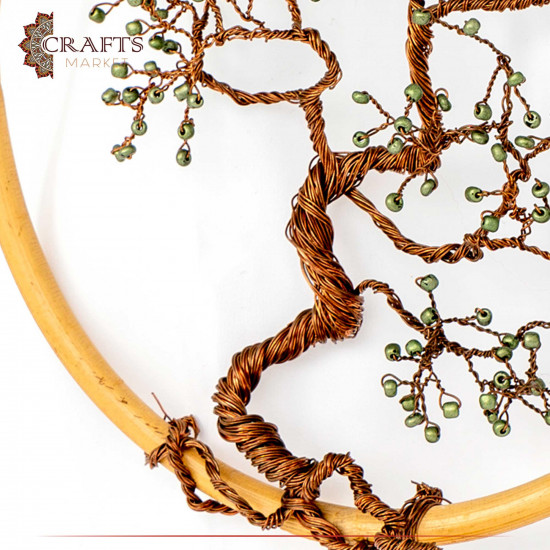 Handmade copper  Tree Design Wall Hanging