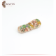 Hand Painted Table Décor on a Flint Stone in a Stories of Civilizations Design
