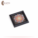 Hand Painted Multi Colored Acrylic Wall Art in a Mandala Design 